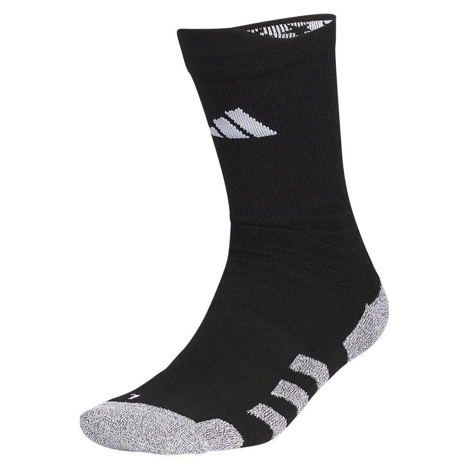 5-Star Team Traxion 2.0 Crew Socks Black and White - L