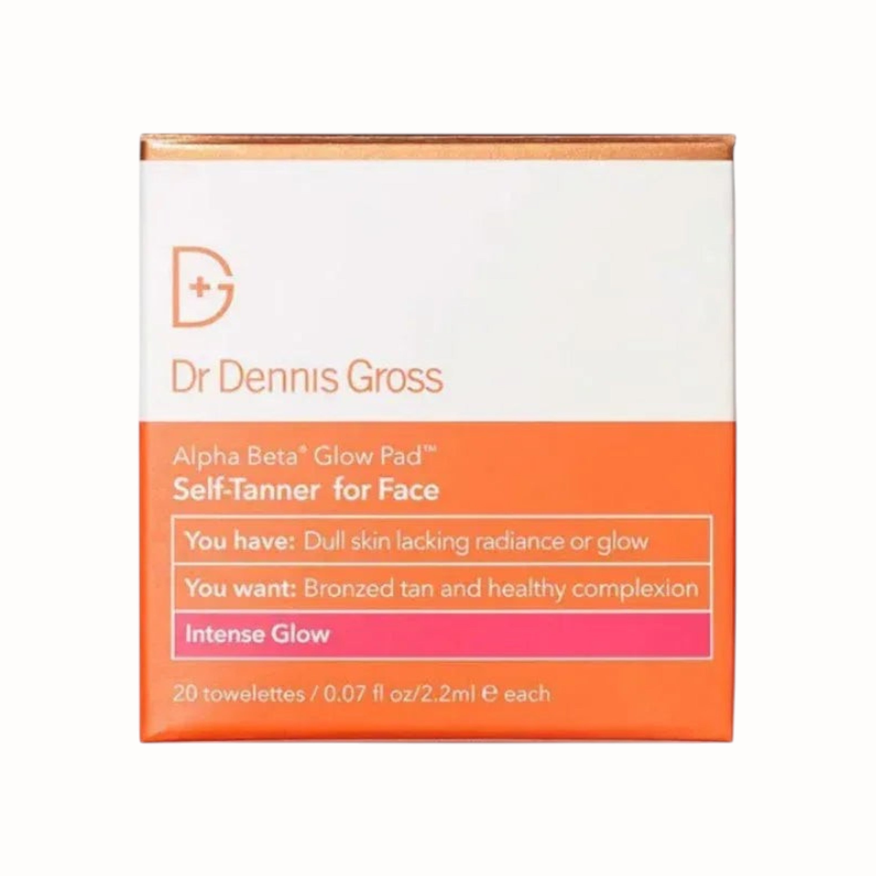 Dr. Dennis Gross Alpha Beta Glow Pad For Face Intense Glow
