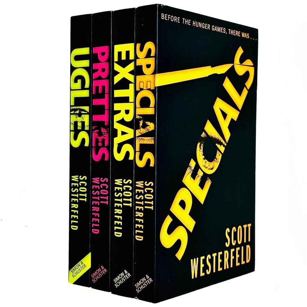 Uglies Series 4 Books Collection Set By Scott Westerfeld (Extras, Pretties, Specials & Uglies)