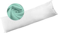 Bolster Pillow Hollowfibre Filled with Free Pillowcase - Double / Mint