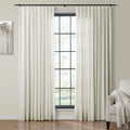 Velmor Velvet Drapes Pleated - Ivory MJ11-57