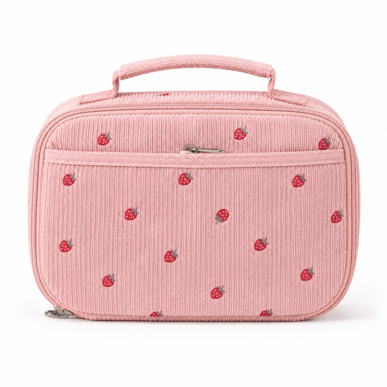 MamaRaya Personalized Kids Lunch Bag - Pink Strawberry
