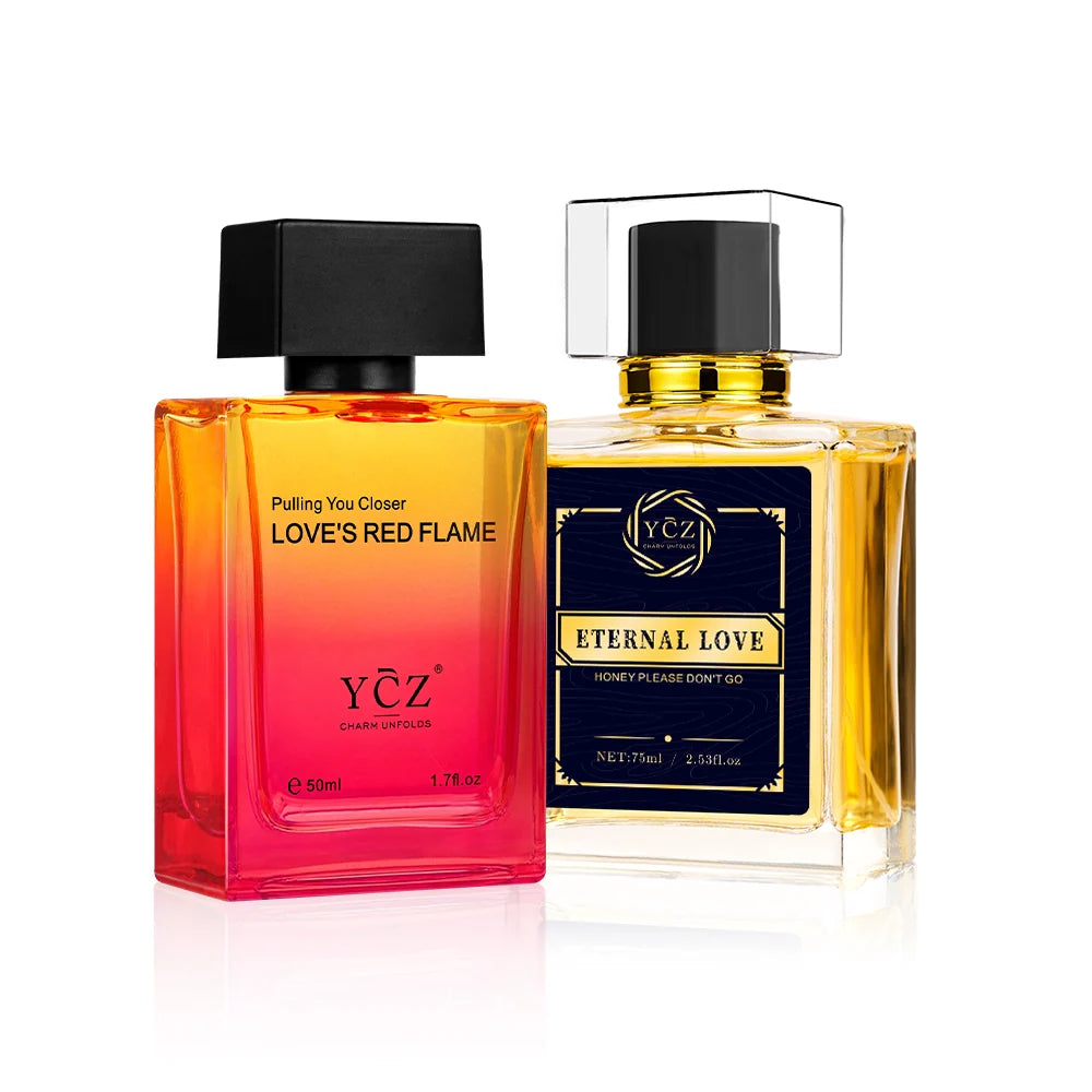YCZ Love's Red Flame & Eternal Love cologne for Man - 4.22 oz / 125 ml