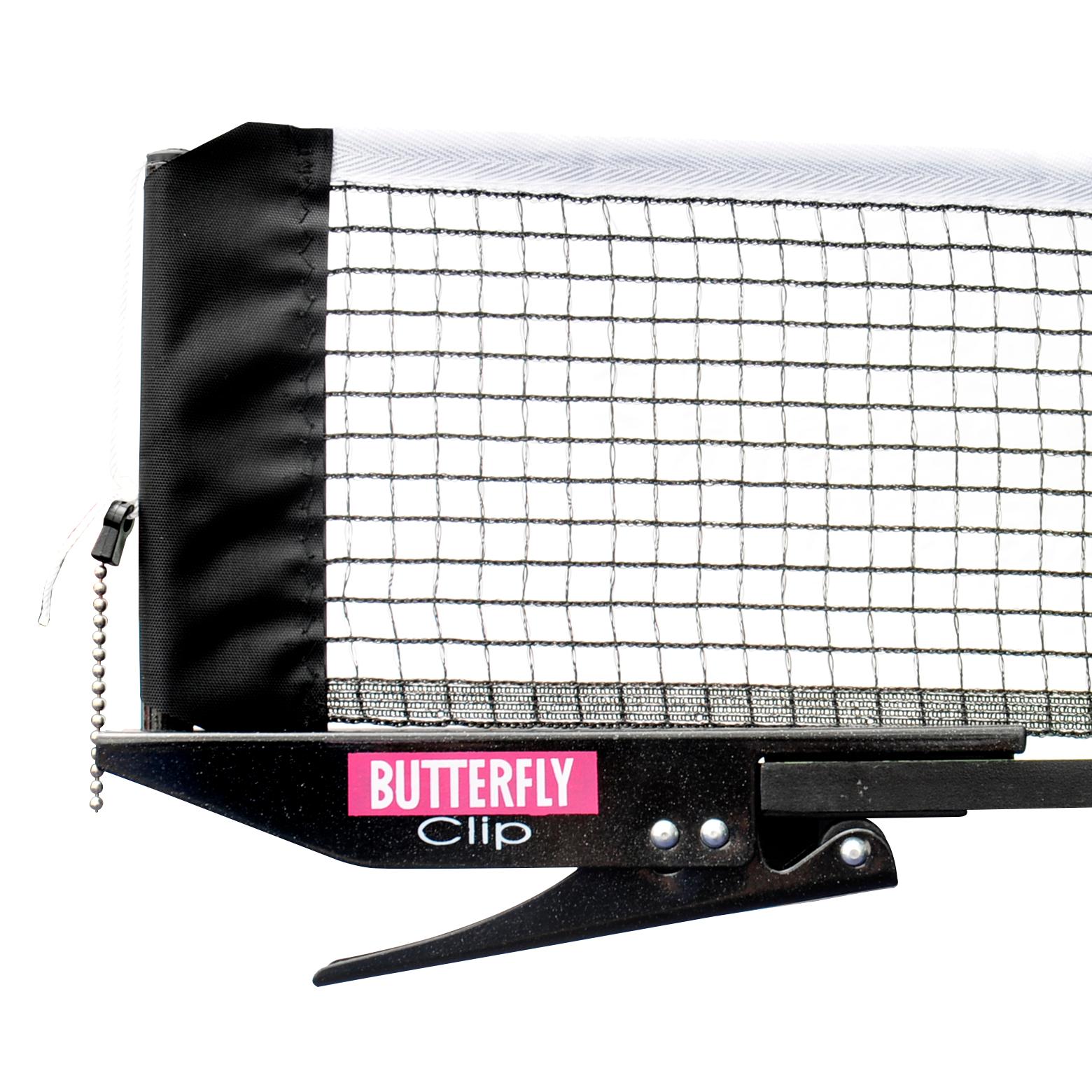 Butterfly Clip Table Tennis Net and Post Set