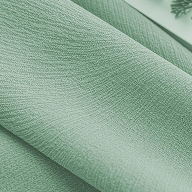 Cream Green｜Chenille curtain fabric sample｜150-12