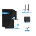 Ray Balkonkraftwerk 200W~1200W - Beton / 3 Module (600W) / 5m AC-Kabel & Mikro-Wechselrichter