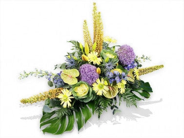 High and Low Funeral Spray - Deluxe