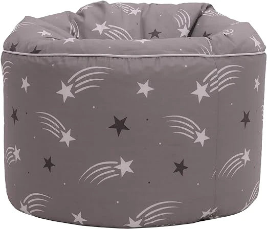Indoor Round Bean Bag Chair Kids Playing Beanbag Seat Printed Pouffes - Shooting Stars