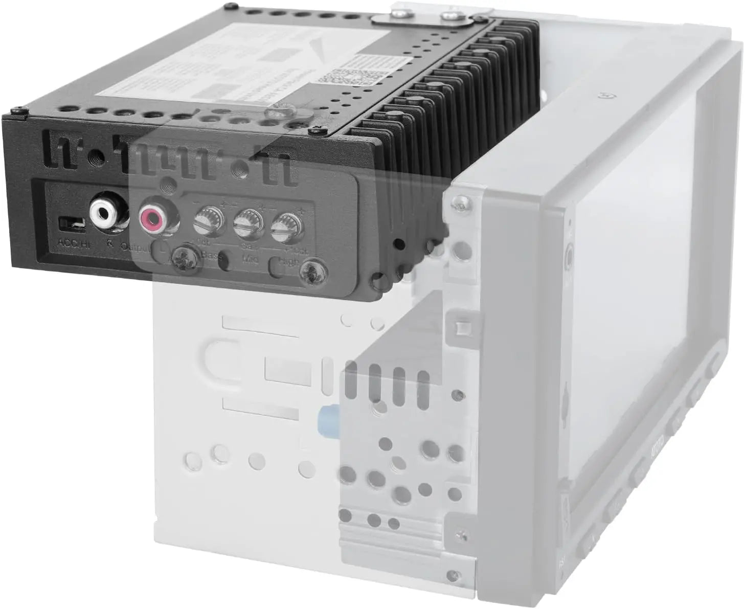 ATOTO CA-AEC01 カーアンプ - 4チャンネル、最大400W、2/4オーム、ATOTOカーステレオ専用