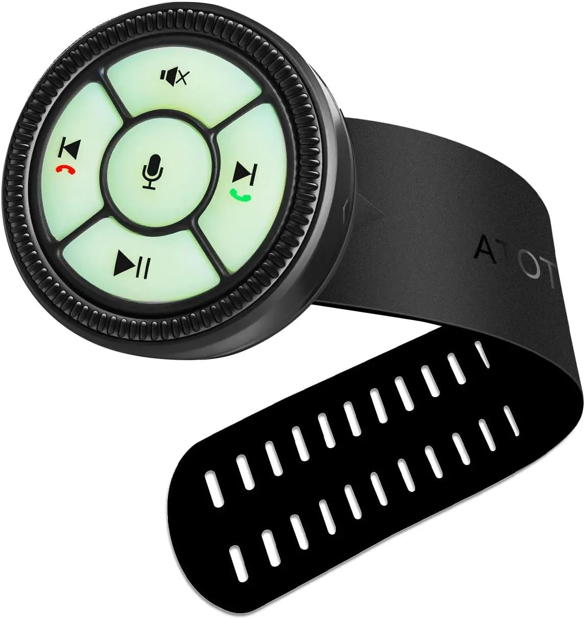 ATOTO AC-44F8 Universal Steering Wheel Remote Control with Custom Key Mapping & Luminous Buttons