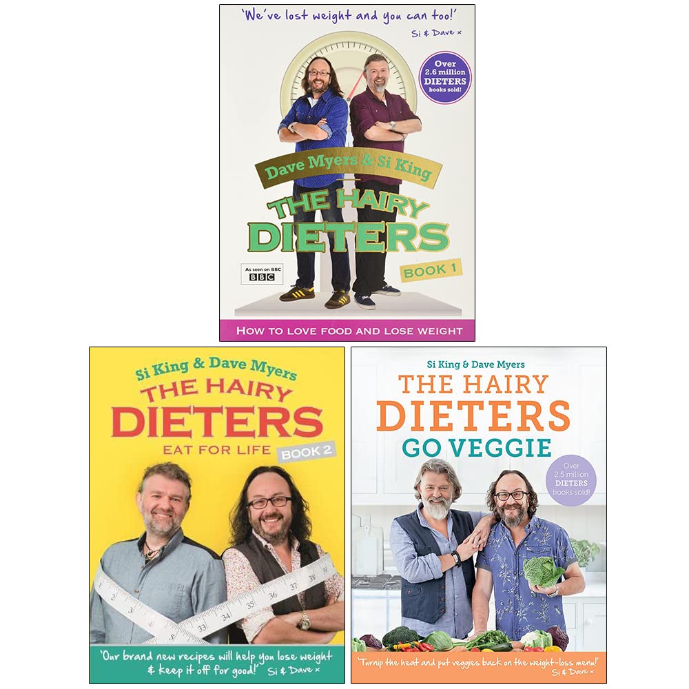The Hairy Bikers Collection 3 Books Set Hairy Dieters, Hairy Dieters Eat for Life Paperback