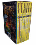 Beast Quest Series 6 Collection 6 Books Set Pack (Komodo,Muro,Fang,Murk,Terra, Vespick)