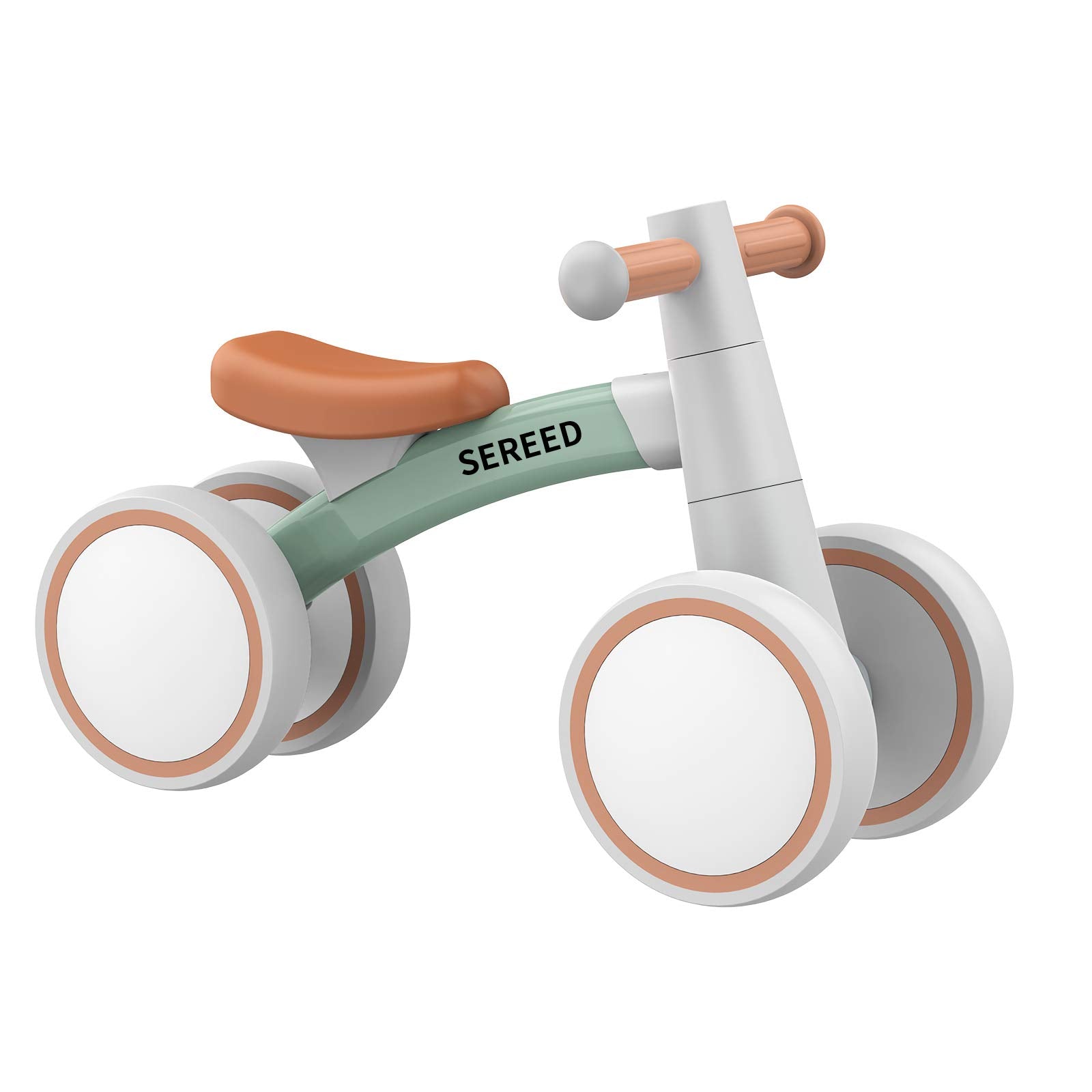 SEREED Baby Balance Bike for 1-2 Year Olds - 4 Wheels, First Bike for Toddlers, Birthday Gift (Green) (Copy)