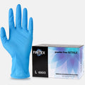 Target-FINITEX Blue Nitrile Gloves 3.2 Mil Exam Grade – 200, 600 & 2000pcs, Powder-Free - S (2.7-3.5 inch) / Box of 200pcs