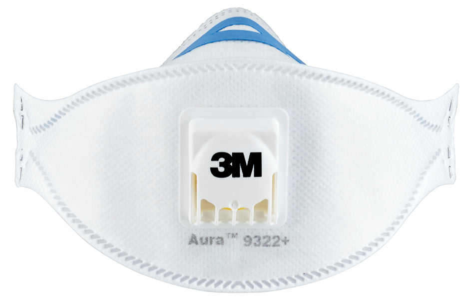3M Atemschutzmaske Aura Comfort Cool Flow 9322+, FFP2, 2er
