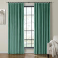 Velmor Velvet Drapes Pleated - Teal MJ11-64
