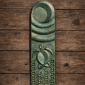 Handcrafted turtle wall art - Green