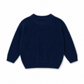 MamaRaya Personalized Baby Knit Sweater - 0-3m / Navy
