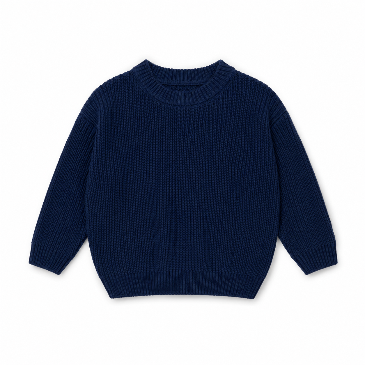 MamaRaya Personalized Baby Knit Sweater - 3-6m / Navy