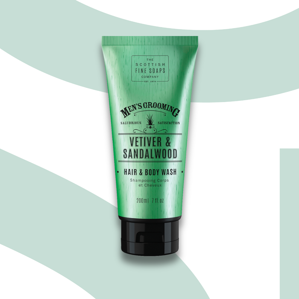 Vetiver &  Sandalwood Hair &  Body Wash - 200ml - 200ml