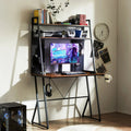 Dowinx Computer Desk with Storage Shelf LS-GDH (Retro)