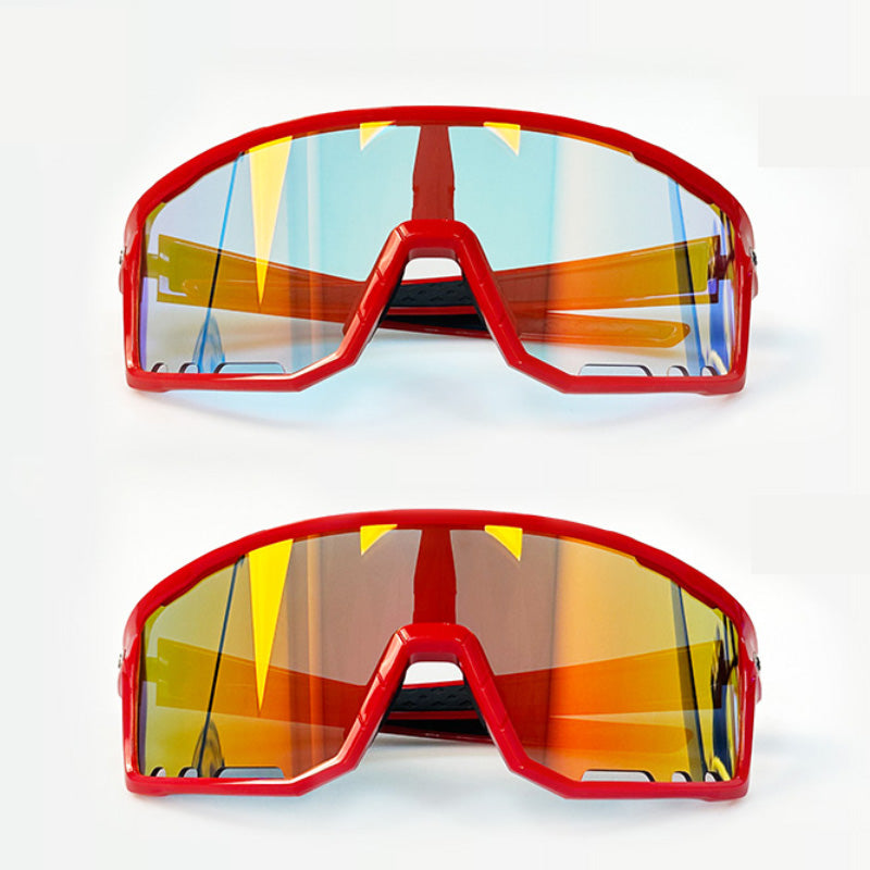 Cycling Glasses Vibel, Color Changing, Bonus Polarizer - Red frame red lenses