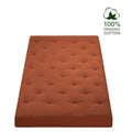 Classic Floor Mattress - Cinnamon / TWIN: 75"L x 39"W / Premium (6 IN)-removable cover