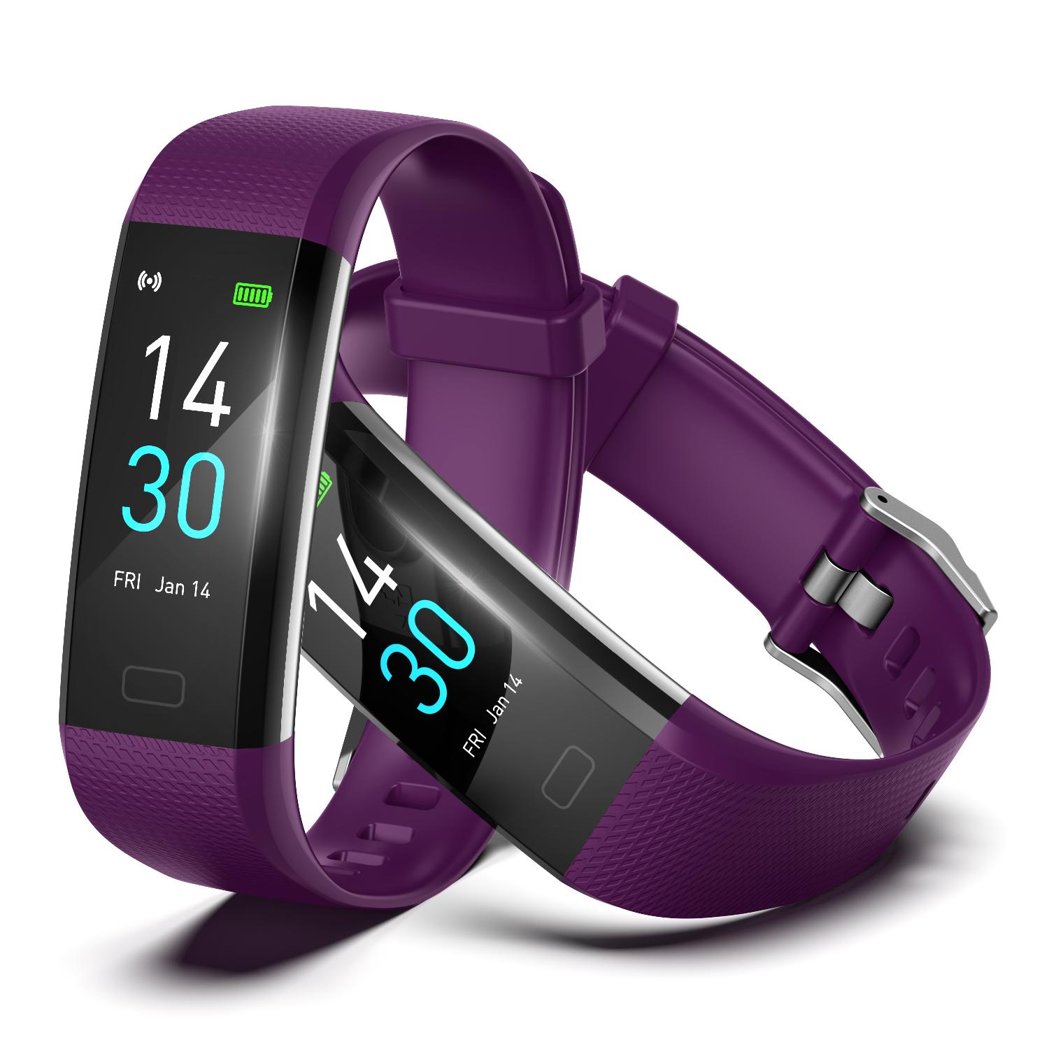 Purple Fitness Tracker Strap S5