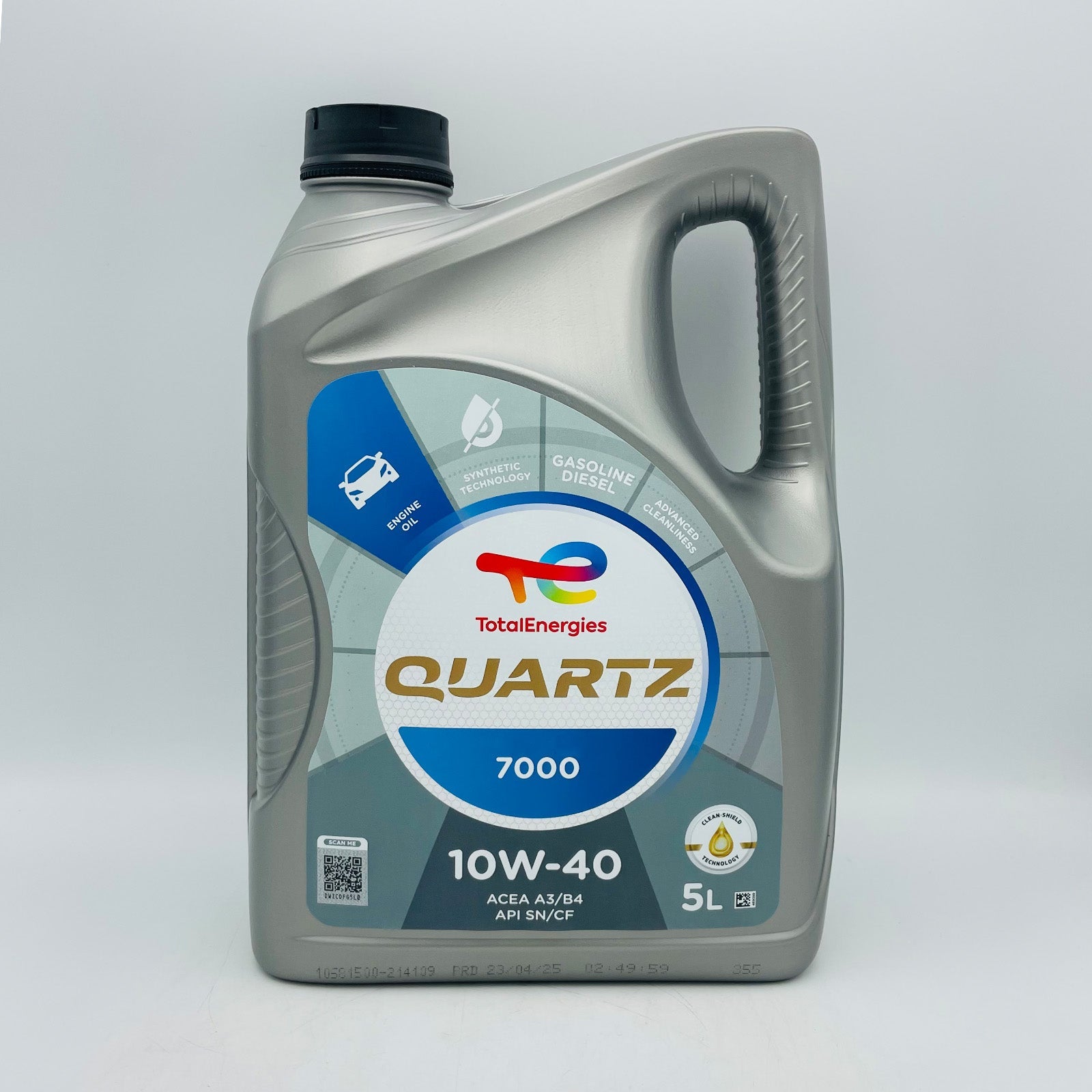 TotalEnergies Quartz 7000 10W-40 Engine Oil - (5 Litres)