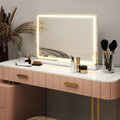Makeup Mirror W/ Dimmable 3 Color Modes Touch Screen Control Vanity - 13x17 in