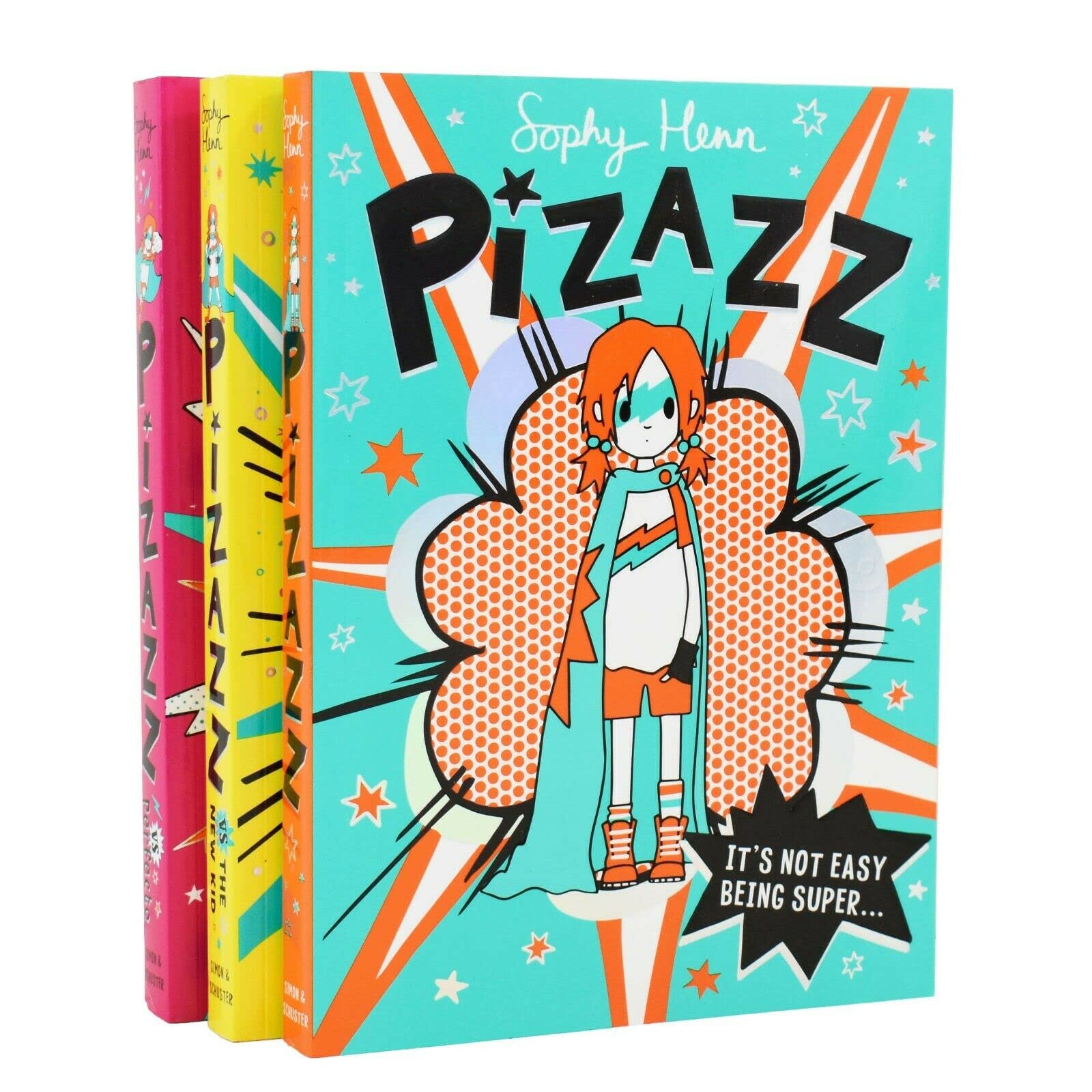 The Super Awesome New Superhero Pizazz Series 3 Book Set Sophy Henn