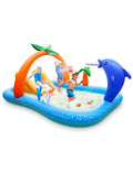 Inflatable Swimming Pool, Kiddie Pool Inflatable (95''x75''x40'')