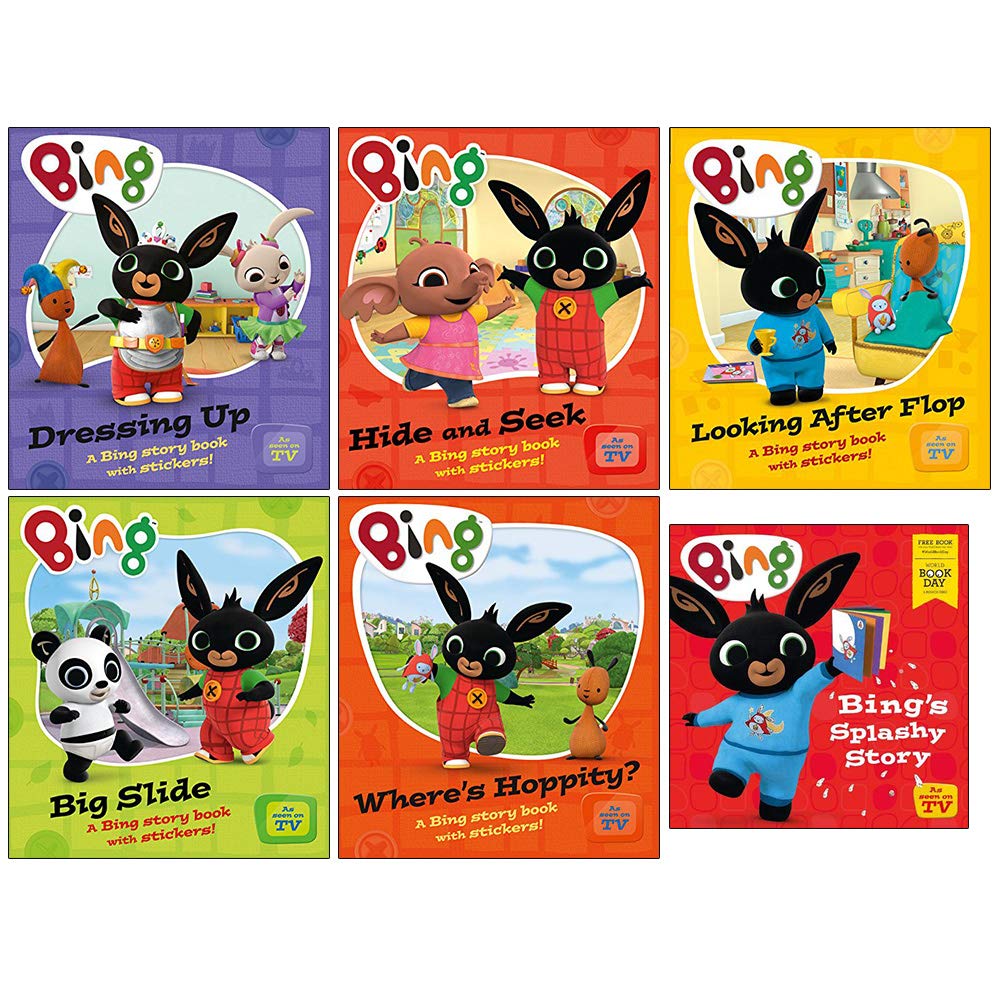 Bing Children Story Collection 6 Books Set With World Book Day 2020 Bing Splashy