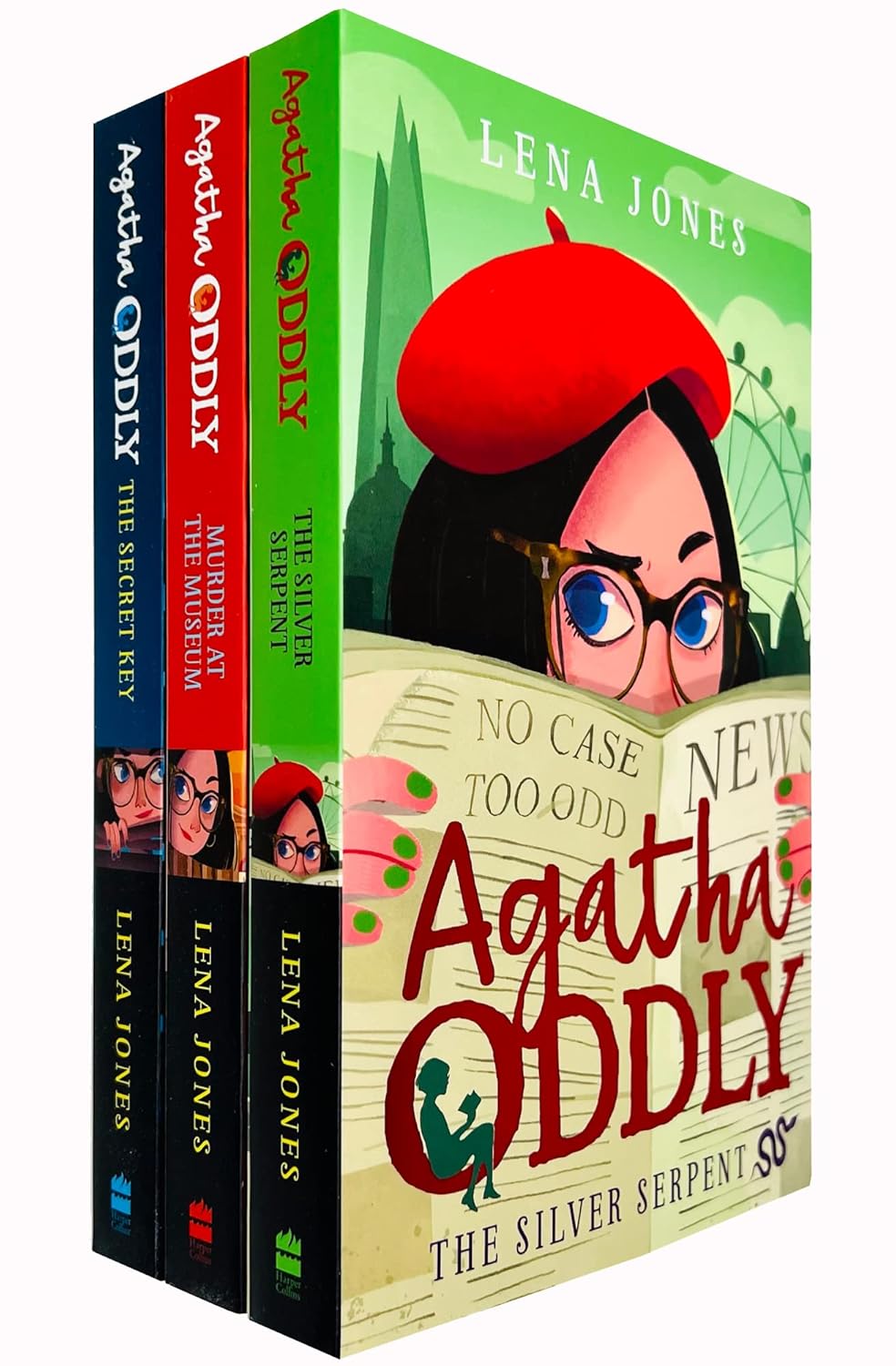 Agatha Oddly Detective Series by Lena Jones 3 Books Collection Set