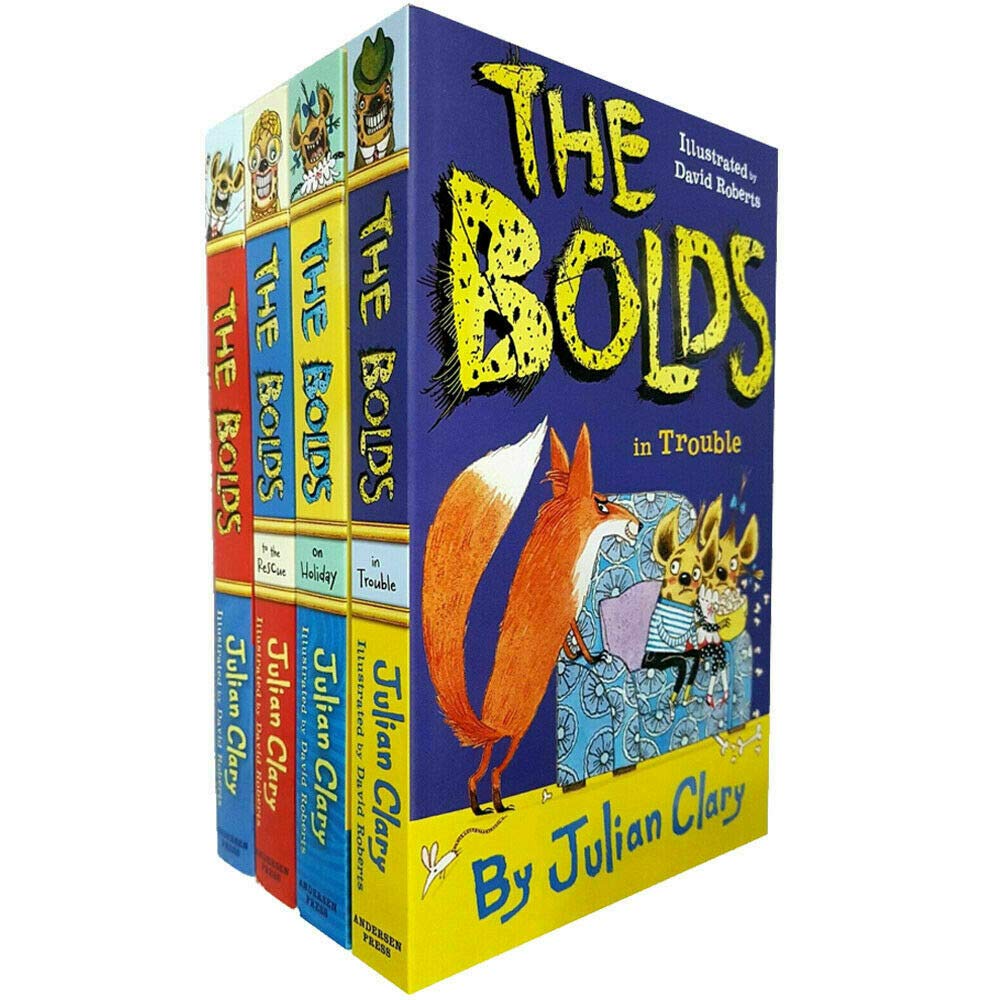 Julian Clary Collection 4 Books Set (The Bolds, The Bolds To The Rescue Paperback