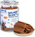Salmon Strips Dog Treats, High-Protein Omega 3-6 Snacks for Dogs, 12.5 oz - Slice