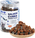 Salmon Strips Dog Treats, High-Protein Omega 3-6 Snacks for Dogs, 12.5 oz - Cubes