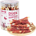 Duck Rawhide Stick Dog Treats, Long-Lasting Chews for Small Dogs, 12.5 oz