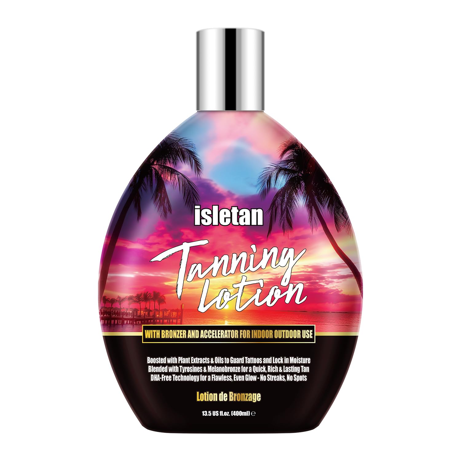 isletan Vanilla Bronzing Tanning Lotion For Tanning Beds, Indoor Tanning Bed Lotion, Sunbed Lotion Accelerator With Bronzer And Accelerator, Outdoor