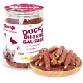 Duck Cheese Sausage Dog Treats, Rawhide-Free Training Snacks for Dogs, 12.5 oz