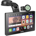 ATOTO GPS per Auto, Autoradio Portatile 9" QLED, CarPlay Wireless, Android Auto, Dual Bluetooth, Hotspot Wi-Fi, USB, Ingresso HDMI, 4 Uscite Audio,