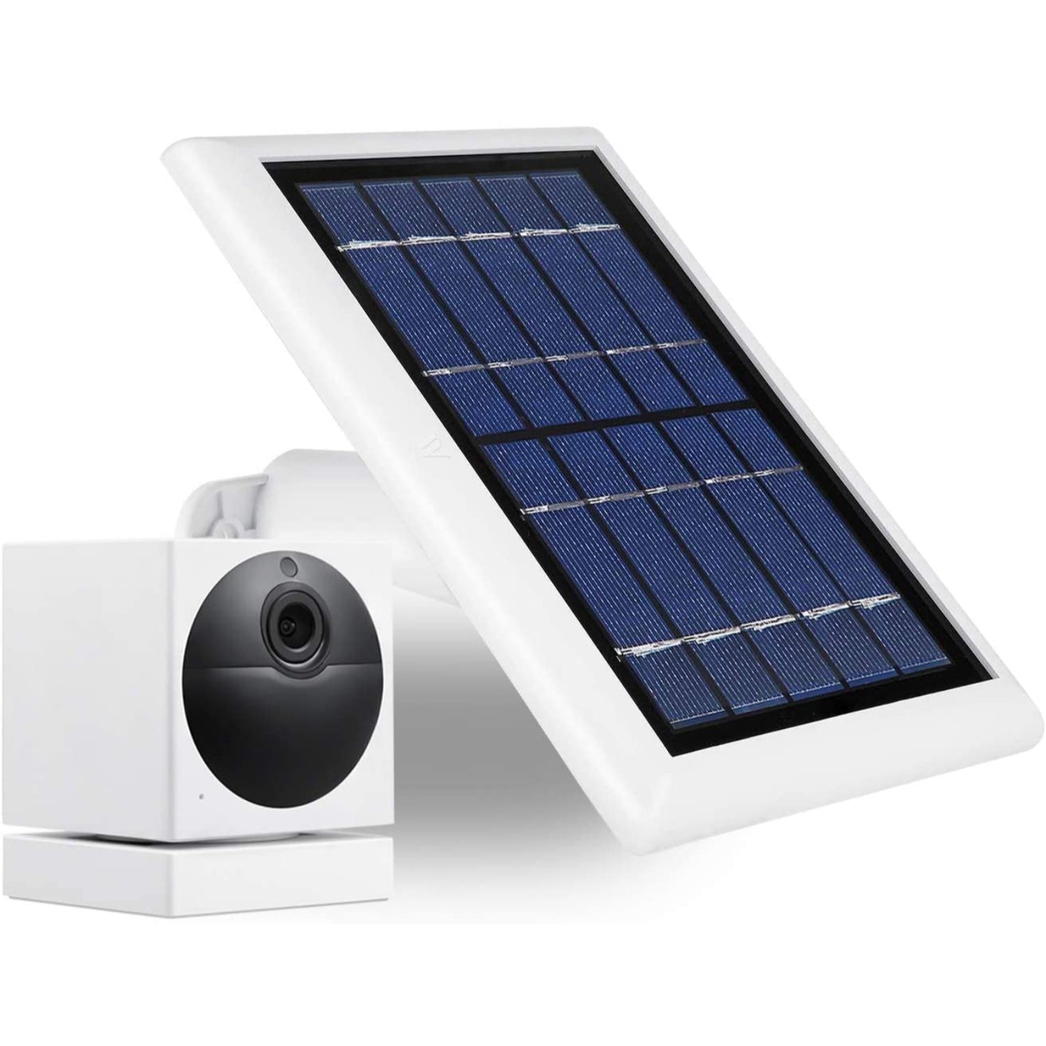 Wasserstein Solar Panel for Wyze Cam Outdoor - White / 1 Pack