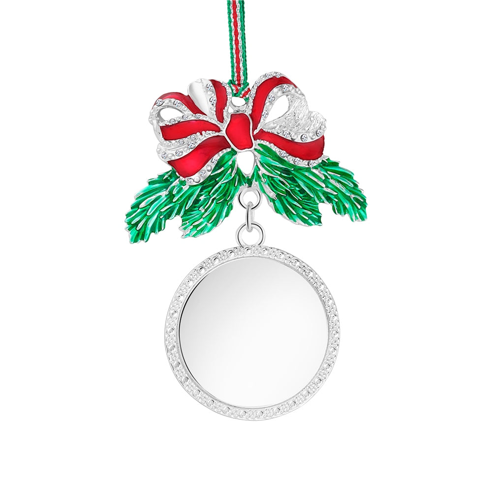 Bow with Pine Leaves Christmas Tree Decoration