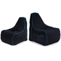 Gaming Bean Bag Chairs Kids Mini & Adult Gamer Beanbags - Magical Emerald