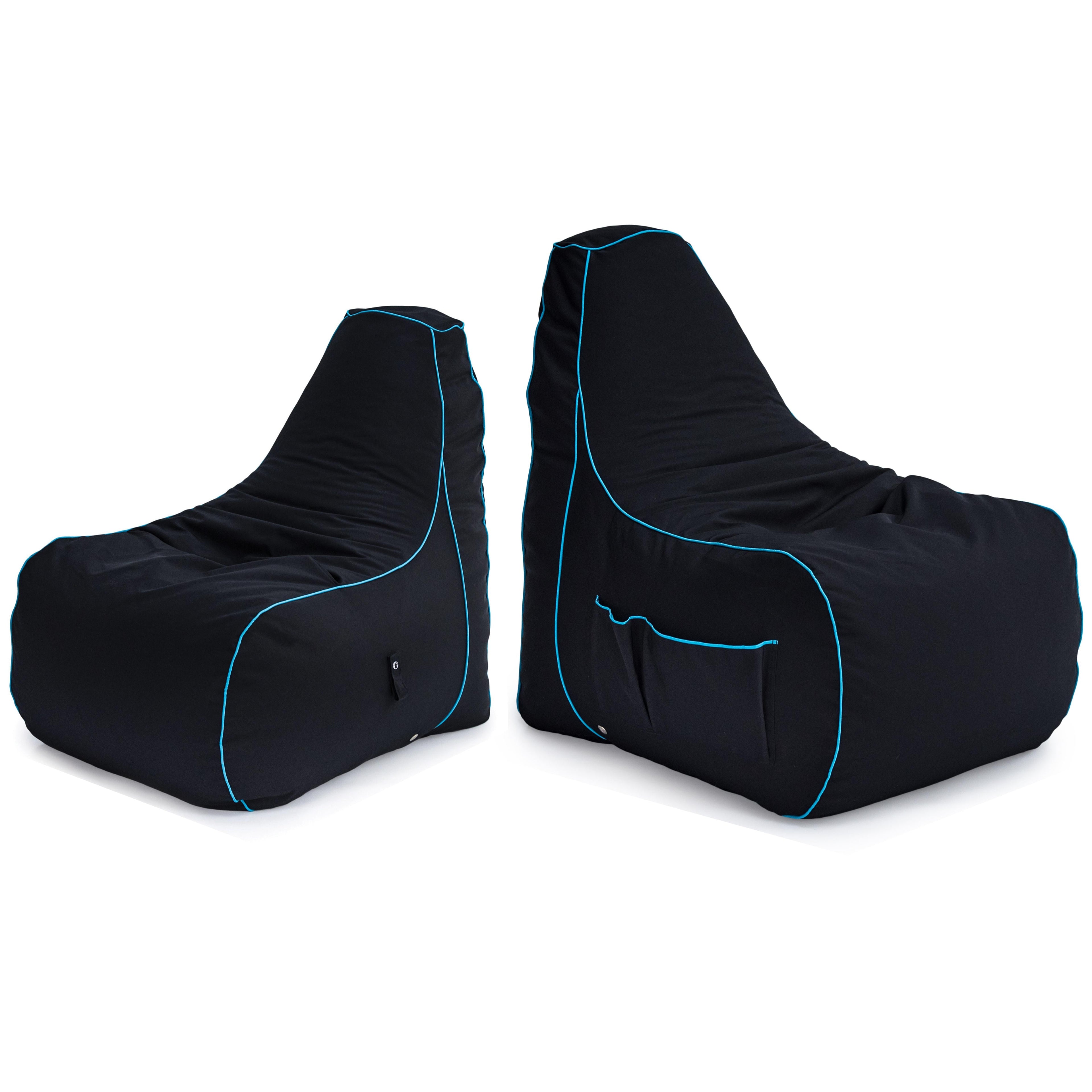 Gaming Bean Bag Chairs Kids Mini & Adult Gamer Beanbags - Magical Emerald
