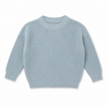 MamaRaya Personalized Baby Knit Sweater - 12-18m / Blue