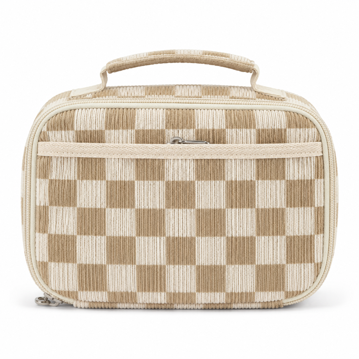 MamaRaya Personalized Kids Lunch Bag - Khaki Plaid (Most Popular)