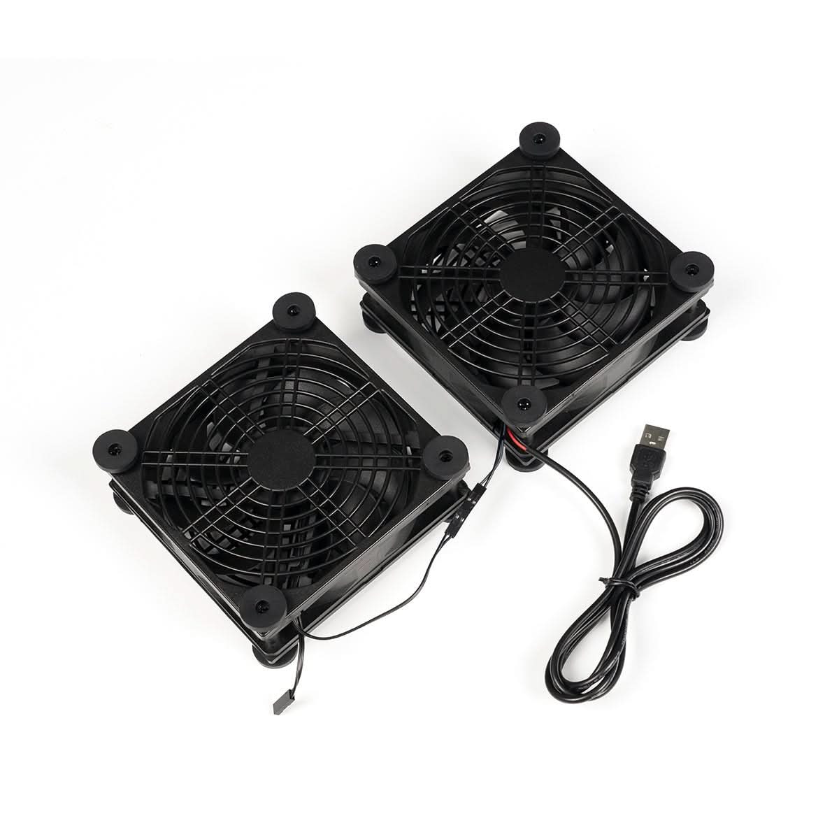 Fosi Audio USB-Powered Cooling Fan - Dual Fan Cooling Set