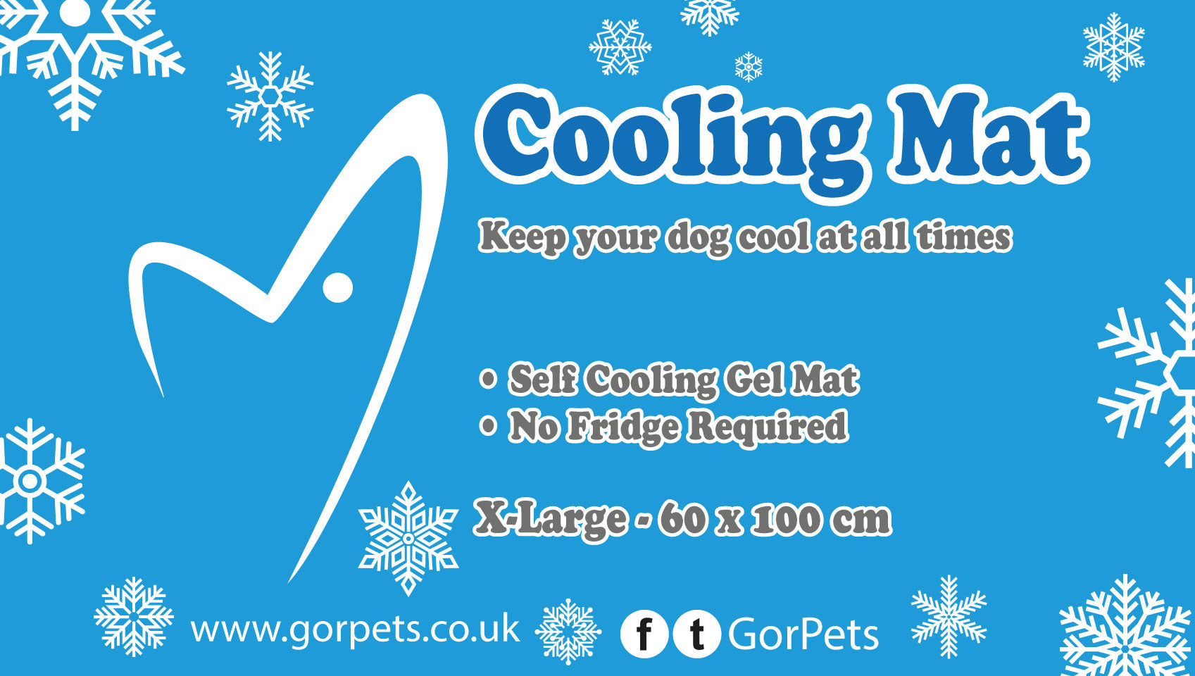 Gor Pets Cooling Mat X-Large (100x60cm) - Default Title