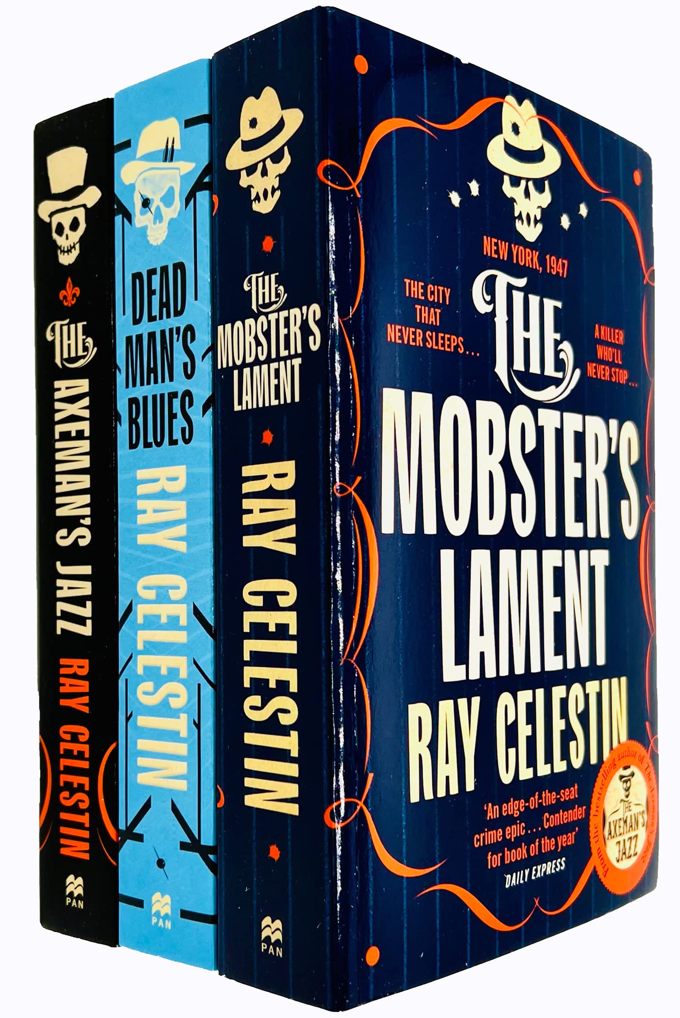Ray Celestin 3 Book Set: The Axeman's Jazz, Dead Man's Blues, The Mobster's Lament